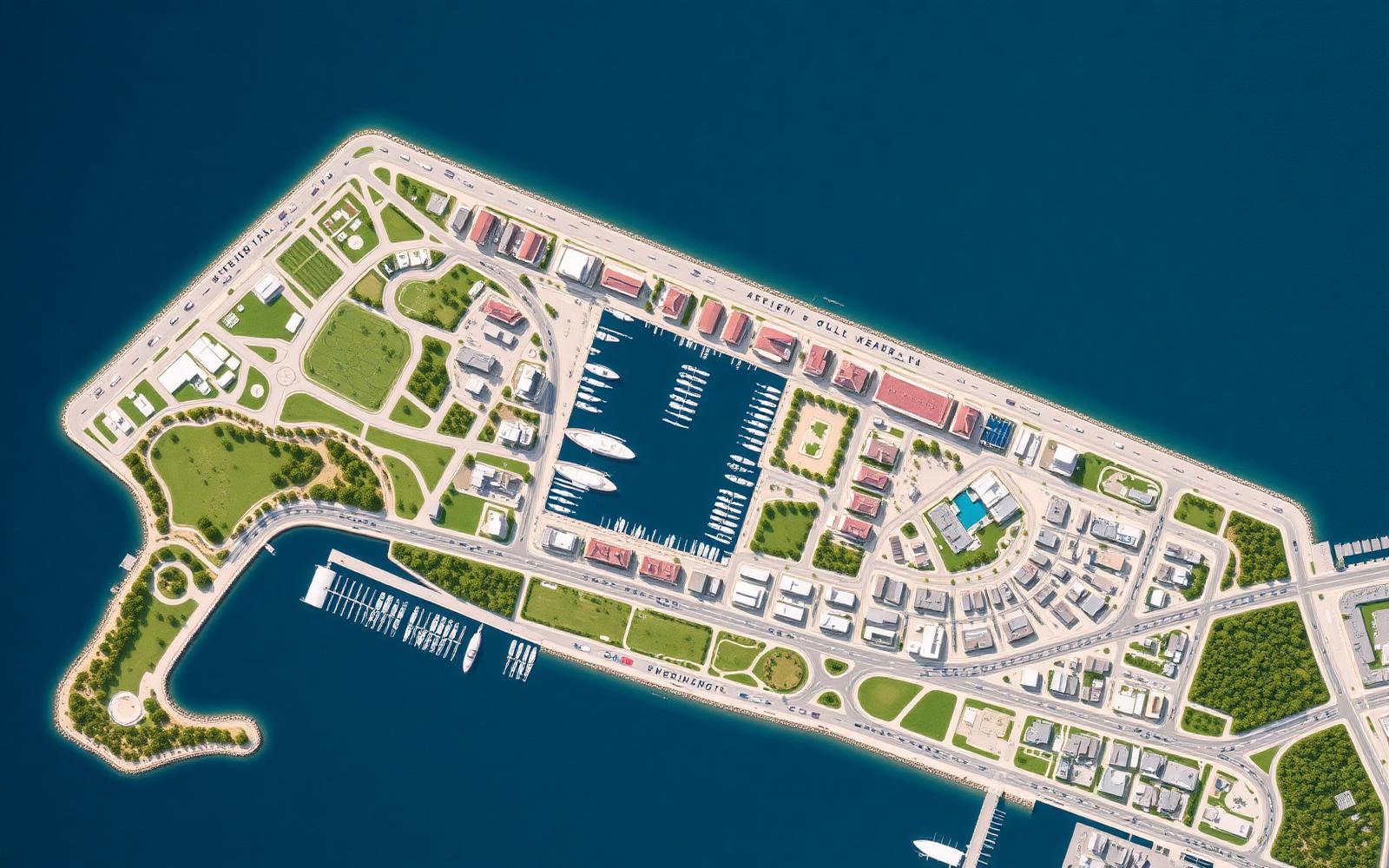 Masterplan aerial view
